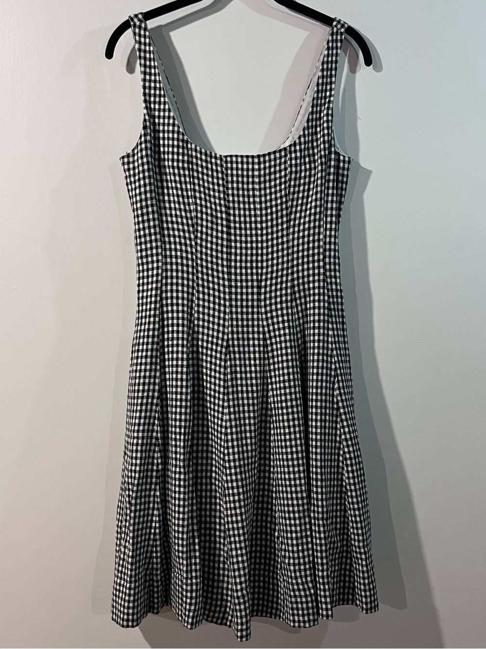 Bailey 44 Black & White Gingham Midi Dress